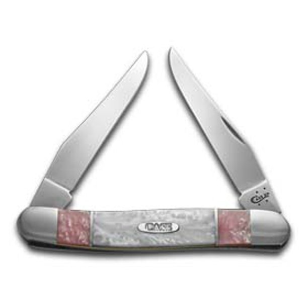 CASE XX Pink Pearl and White Pearl Corelon Muskrat Stainless Pocket