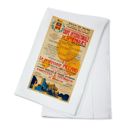 100 Coupe - Coupe Internationale de Spheriques Vintage Poster France c. 1936 (100% Cotton Kitchen Towel)