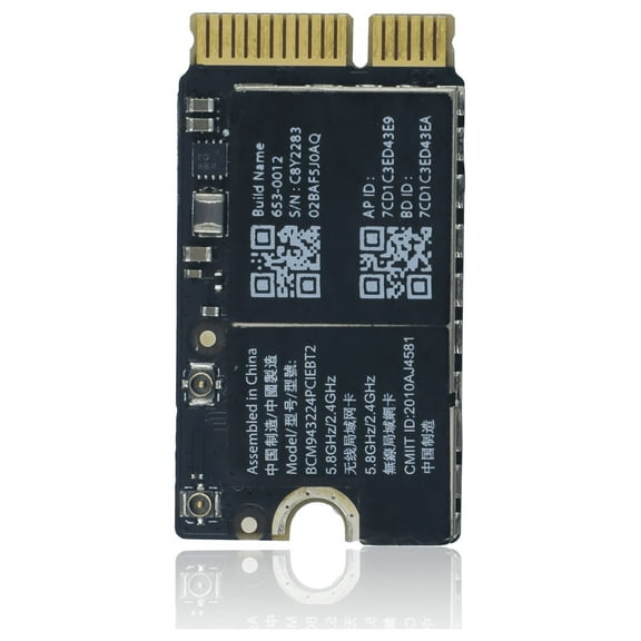 Replacement AirPort Wireless Network Card Compatible With MacBook Air 11" (A1370 / Late 2010) / MacBook Air 13" (A1369 / Late 2010)