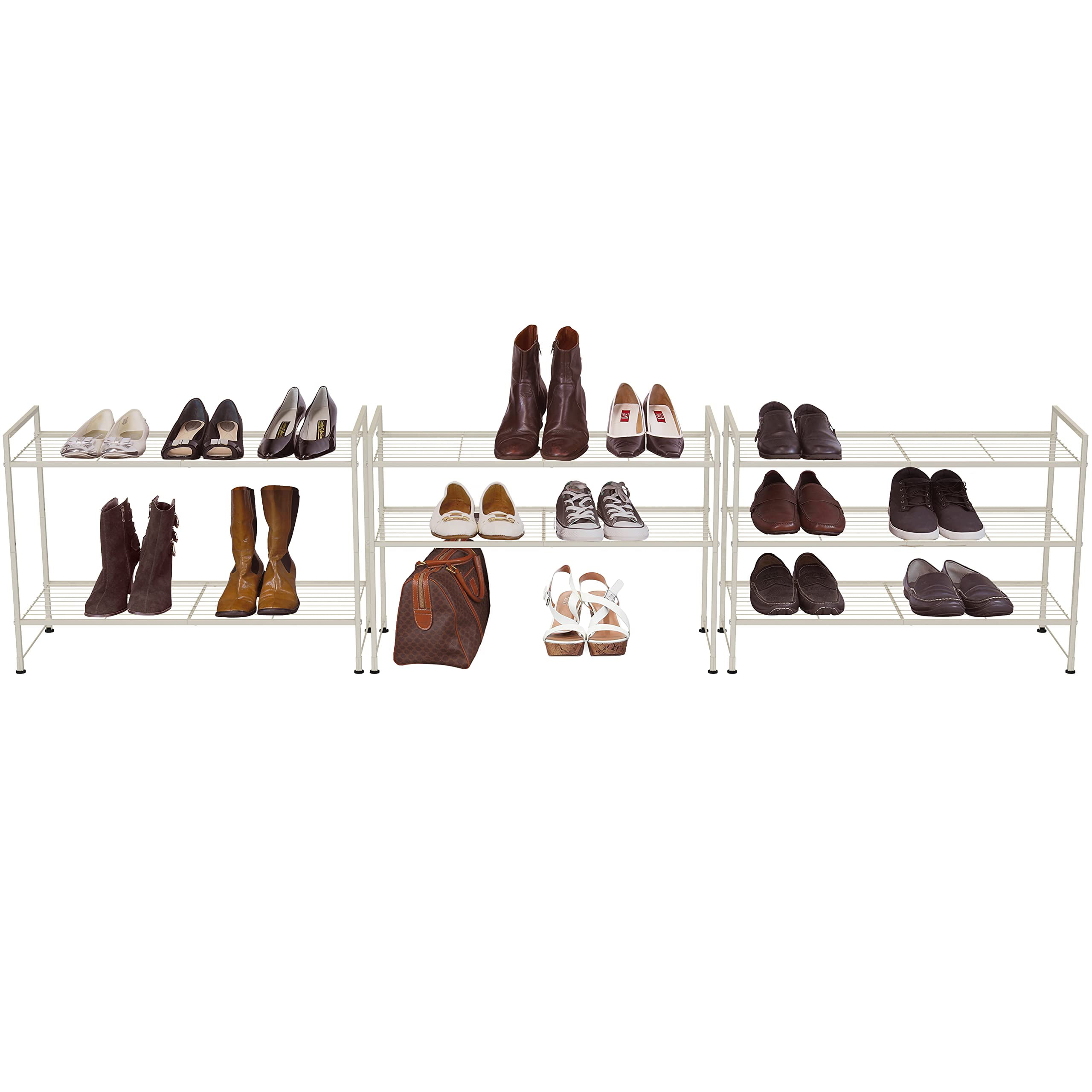 1pc White Household Shoe Rack (3-7 Tiers) For Doorway, Storage, Dorm Room  Organizer