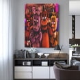 thumbnail image 3 of Lsque Five Nights At Freddy'S Pattern Canvas Wall Art – 30x40in Decorative Picture, Contemporary Canvas Print for Home & Office（Vertical）, 3 of 8