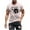 Pink, variant on Njagoc3 Mens Summer Short Sleeve T-Shirt, Crew Neck, Heart and Paw Print, Soft and Skin-Friendly, Trendy Look, Great for Pet Lovers