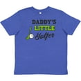 thumbnail image 3 of Inktastic Daddys Little Golfer with Golf Club and Ball Youth T-Shirt, 3 of 5