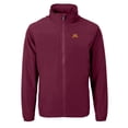 thumbnail image 2 of Men's Cutter & Buck Maroon Minnesota Golden Gophers Charter Eco Recycled Full-Zip Jacket, 2 of 3