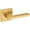 Brass, variant on Baldwin 5162190RDM 5162 Right Handed Non-Turning One-Sided Dummy Door Lever - Black