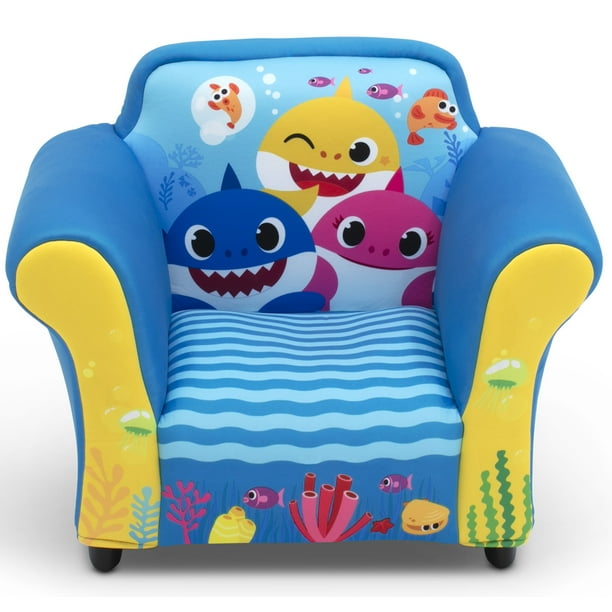 plush shark chair