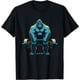 thumbnail image 1 of Gorilla Levantamiento de pesas para gimnasio, fitness, peso muerto, camiseta de levantamiento de pesas, 1 of 2