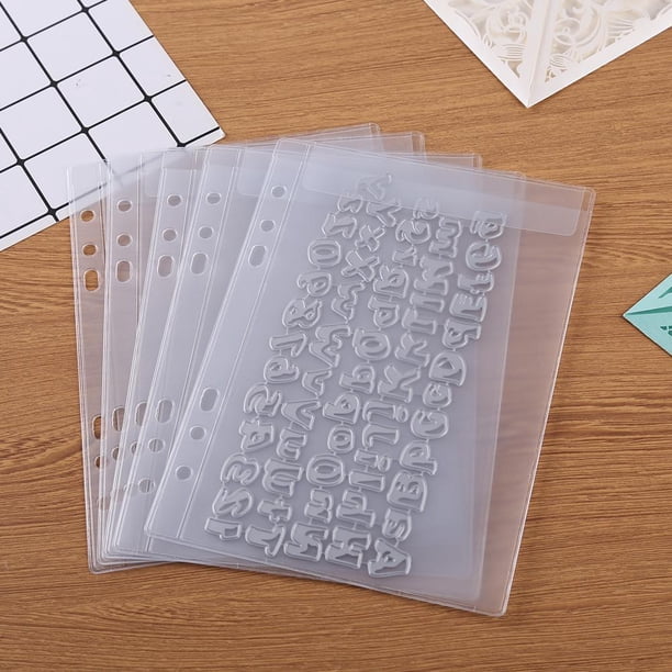 DIY Scrapbooking Troqueles de corte Almacenamiento de plantillas Colecciones de libros Organizador de estuches Wdftyju Libre de BPA