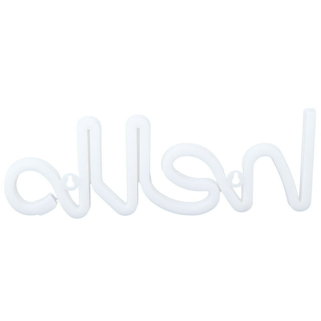 Neon Sign For Wall Deco, Dual Power Supply Neon Light Led Neon Signs For Hello Letters ,Blue,Purple