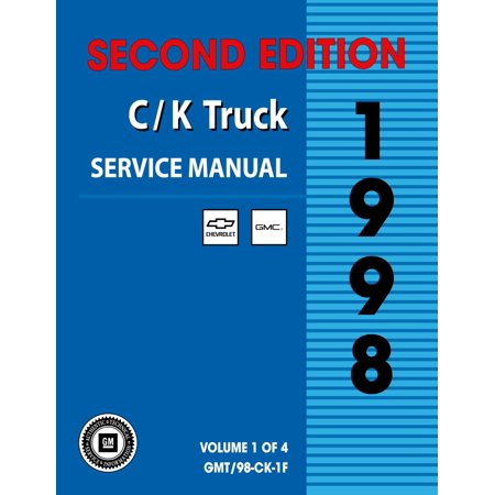 Detroit Iron OEM 1998 Chevrolet & GMC C-K Truck Service Manual