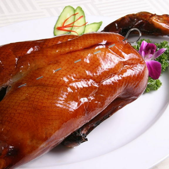 Worgeous Bbq Metal Skewers Stainless Steel Barbecue Needle Stick Silver 30Pcs 7.9x0.7x0.1in