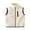 Off-White, variant on KYAIGUO Toddler Kids Fleece Vest Jacket for Boys Girls,Zippered High Collar Sleeveless Jacket Baby Fall Winter Vest Thickened Warm Waistcoat Outwear 2-10 Years Old