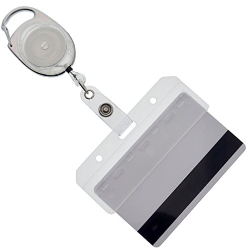 10 Pack Max- 4 3//8 X 4 3//8 by Specialist ID 4/" X 4/" Large Vinyl Badge Holders