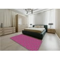 thumbnail image 4 of Ahgly Company Indoor Rectangle Patterned DeepPink Area Rugs, 2' x 5', 4 of 6