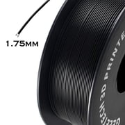 GEEETECH Black PETG 3D Printer Filament 1.75mm, Dimensional Accuracy +/-0.03mm, 1kg (2.2lbs) , 1080 Feet （330m）per Roll, Vacuum Packaging, Toughness Enhanced, Fit for Most 3D FDM Printer