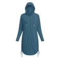 thumbnail image 7 of Shihyeh Women's UPF 50+ Swim Cover Up Sun Protection Hoodie Long Jacket SPF Lightweight Beach Cover Ups for Women, 7 of 7