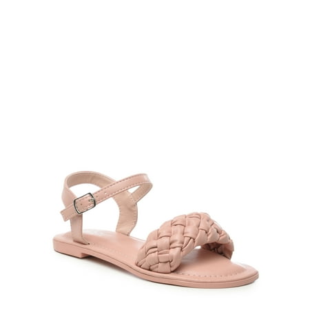 

Nicole Miller Youth Girls Braided Strap Buckle Sandal Sizes 11-3