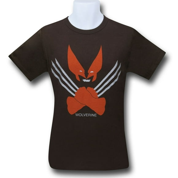 Wolverine Minimaliste Croix 30 Unique T-Shirt-Milieu Homme