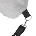 thumbnail image 2 of BIMZUC Multifunctional U-Shaped Portable Stuffable Travel Neck Pillow with Storage Bag, Plush Support for Flying and Camping, Soft Material, Grey (5.91 inches / 15 cm), 2 of 9