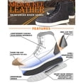 thumbnail image 4 of Milwaukee Leather Men's Black Canvas Motorcycle Riding Shoes, MBM9108 11, 4 of 9