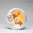 thumbnail image 3 of Ceramic Santa Night Light with Christmas House 8", 3 of 3