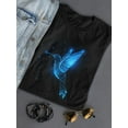 thumbnail image 3 of Neon Colibri Shaped T-Shirt Women -Image by Shutterstock, Female Large, 3 of 4