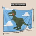 thumbnail image 6 of ZICANCN Funny Tapestry for Bedroom Aesthetic,Cartoon Tyrannosaurus Predator Pattern Wall Tapestry for Living Room 60x40 Inches, 6 of 8