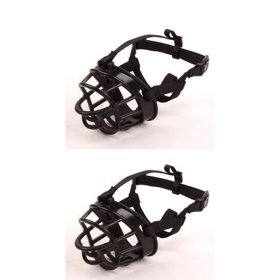 Humane Soft Anti-Bite Muzzle for Dogs: Breathable, Padded Comfort – Adjustable Fit, Allows Panting & Drinking Safely