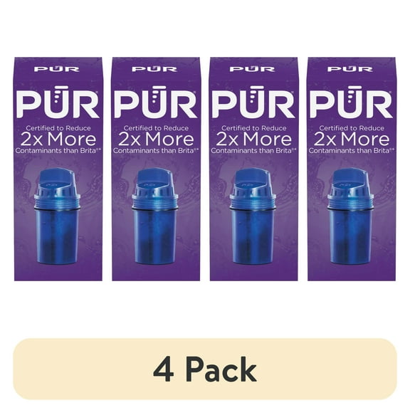 (4 pack) PUR Water Pitcher Replacement Filter, PPF900Z1, 1 Pack