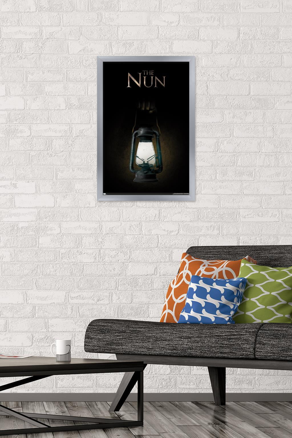 The Nun - Lantern Wall Poster, 14.725" x 22.375", Framed