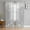 Gray, variant on Blue Christmas Snowflakes Sheer Curtains 54 Inches Long, Xmas Winter Textured Light Filtering Window Curtains for Living Room/Bedroom, Rod Pocket Voile Sheer Curtain Drapes, 52"W x 54"L, 2 Panels