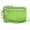 #08 Mint Green, variant on Women Genuine Leather Coin Purse with Hand Strap. Small Wallet Wristlet with 3 zip compartments & 3 credit cards slots. Soft Split Real Leather.