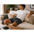 thumbnail image 5 of Men’s Lounge Pajama Shorts Lightweight Cotton Drawstring Sleep Shorts with Pockets - 1-Pack, 5 of 8