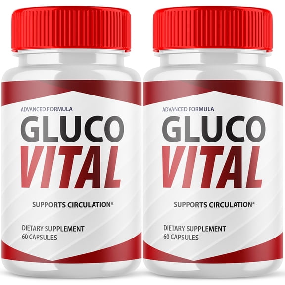 Gluco Vital Blood Balance Support Pills Advanced Formula Vitamin Supplement GlucoVital 120 Capsules