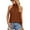 Caramel, variant on Gustave Womens Sleeveless Tie Halter Tops Summer High Neck Tank Tops Casual Elegant Vest Shirts Blouses "Caramel, S"
