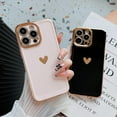 thumbnail image 5 of for iPhone 14 Pro Max Case Cute Girly Sweet Heart Flower Pattern Soft Silicone Camera Protective Phone Case for iPhone 14 Pro Max (Pink), 5 of 10