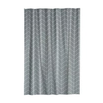 Thickened Waterproof Shower Curtain No Need Holes with Hooks Plastic Bathroom Curtain 180x120cm White Gray for Bathroom Dorms Hotels Machine Washable Stylish Decor Partition Window Curtain