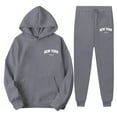 thumbnail image 4 of New York Sweat Suits for Womens 2 Piece 2026 Fall Winter Trendy Hoodie and Jogger Sweatpants Matching Set Streetwear, 4 of 4