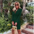 thumbnail image 4 of Blazer Largo Cruzado - Mujer Ropa Blazers, 4 of 5