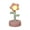 Pink, variant on Pink Flower Table Lamp Led Night Light Portable Cute Desk Decoration Home Office Fun