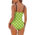 thumbnail image 4 of Women's Polka Dot One Piece Swimsuits Tummy Control Bathing Suits Vintage Retro Push Up Swimwear 2026, 2XL, 4 of 4