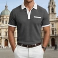 thumbnail image 2 of Cllios Mens Waffle T Shirts Casual Short Sleeve Tees Loose Fit Round Neck Tops Basic Workout Sport Solid Color Shirts S-3XL, 2 of 8