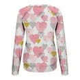 thumbnail image 5 of Valentines Day Shirts for Women Sweatshirt Cute Love Heart Graphic Tees Casual Long Sleeve Pullover Tops for Girlfriend, 5 of 5