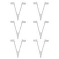 thumbnail image 1 of 6pcs Plastic V-Clip Pool Brush Skimmer Vacuum Head Swimming Pool Replacement Pole Attachments, 1 of 7