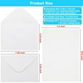 thumbnail image 2 of Blank Cards and Envelopes 5x7 inches, 50 Pack White Blank Note Cards Greeting Card and Envelope Set, Folded Cardstock with Envelopes for DIY Greeting Card, Thank You Card, Invitations, 2 of 7