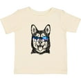 thumbnail image 3 of Inktastic Siberian Husky Sketch Portrait with Sunglasses Boys or Girls Baby T-Shirt, 3 of 5