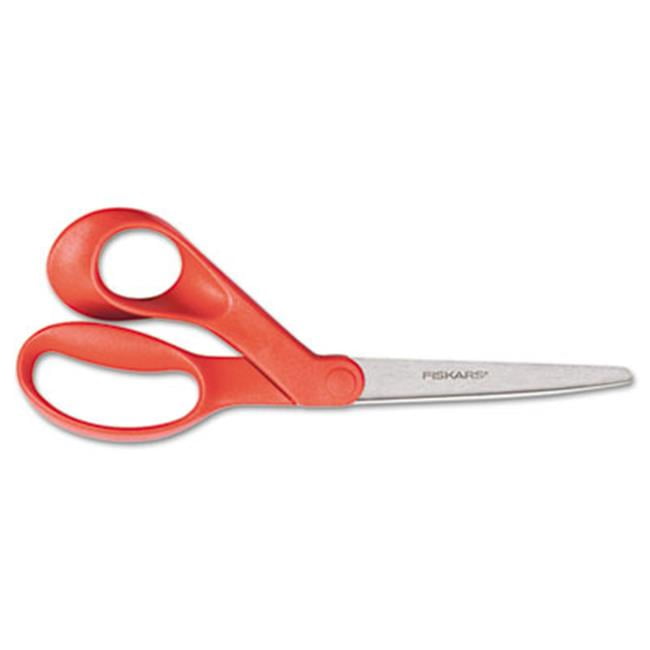 Our Finest LeftHand Scissors, 8 in. Length, 3.3 in. Cut, Red