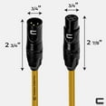 thumbnail image 2 of Coluber Cable 3-Pin Male to Female Balanced XLR Cable Audio Interface 15ft, 2 of 7