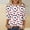Red-1, variant on Womens Patriotic American Flag Tunic Top 3/4 Raglan Sleeve Relaxed Fit Casual Blouse Wine,Size 2XL