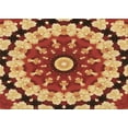 thumbnail image 1 of Ahgly Company Indoor Rectangle Patterned Cantaloupe Orange Area Rugs, 2' x 5', 1 of 6